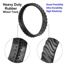 4Pack Track Replacement for MX6 MX8 Elite Suction Cup Pool Cleaner, R0526100 Heavy Duty Rubber Precision Wheel Band