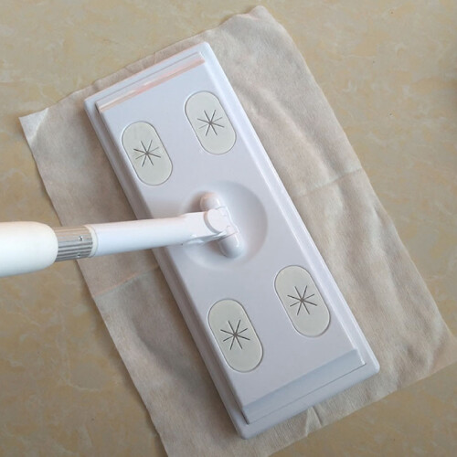 300PCS Disposable Microfibre Electrostatic Floor Cloths & 180PCS Disposable Sheets Floor Electrostatic Mop Dust Paper