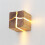 LED Decorative Cracked Wood Wall Light Square Solid Wood Wall Bedlight Corridor Balcony Decorative Lighting Wall Light 5