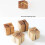 LED Decorative Cracked Wood Wall Light Square Solid Wood Wall Bedlight Corridor Balcony Decorative Lighting Wall Light 8