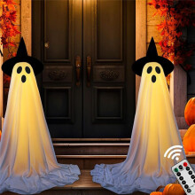 2Pcs Halloween Decorations with Remote Controlled String Lights Halloween Decorations Outdoor or Indoor