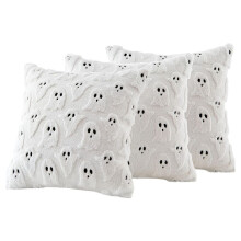 Halloween Decorative Pillow Covers 18x18 Inch Set of 3, Throw Cushion Cases for Fall Autumn Holiday Decorations