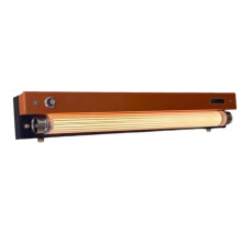 Lampada da Parete A LED con Interruttore e Dimmer, Nuovo Stile, In Metallo Nero Arancione, Trasparente, In Acrilico, per Camera da Letto, Salotto,