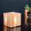 LED Decorative Cracked Wood Wall Light Square Solid Wood Wall Bedlight Corridor Balcony Decorative Lighting Wall Light 6