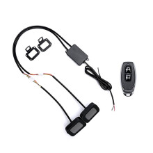 Motorcycle Decorative Light LED Dynamic Devil Eye Lights Rearview Mirror Eye Motorbike Retrofit Kit