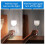 4 Pack Stick  Battery Operated Light Bulb, Closet Light Bulb, Self Adhesive Wall Mounted Light Fixture with Pull Chain 8