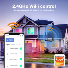 GLEDOPTO 5-in-1 WiFi LED Strip Controller 20A Tuya Life Compatible, Voice Control Supports RGBCCT, RGBW, RGB, CCT, WWCW