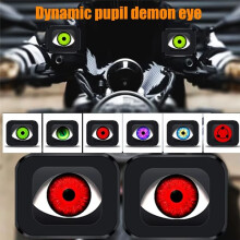 Motorcycle Decorative Light LED Dynamic Devil Eye Lights Rearview Mirror Eye Motorbike Retrofit Kit