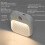 Motion Sensor LED Night Light  Motion Sensor Night Light Lamp USB Rechargeable Magnetic Wall Lamp 3 Color Modes 9