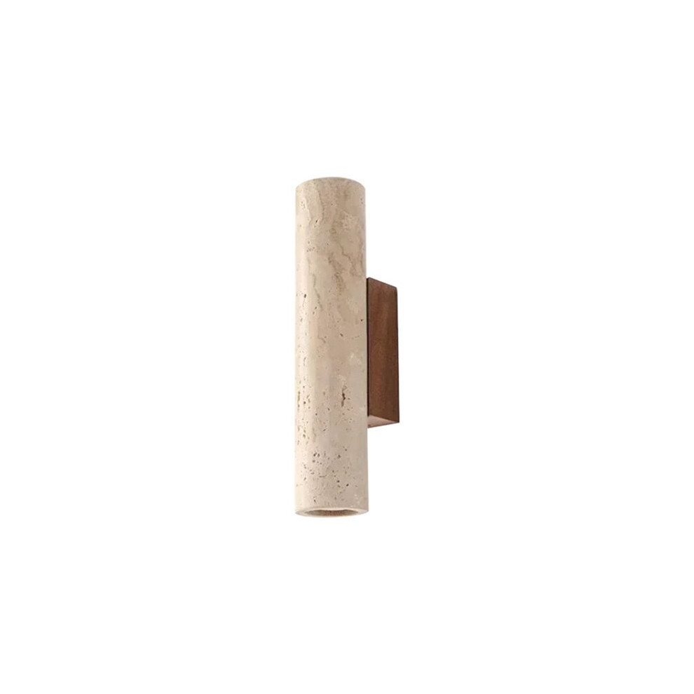 High Quality Wall Lamp Travertine Stone Sconce Light with E27 Bulb for Bedroom Living Room Hallway Wall Light
