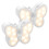 Bright Dimmable Butterfly LED Night Light  Motion Sensor with Spotlight and 2 Color Temperature 2PCS 1