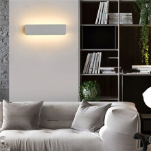 Lampada da Parete A LED per Interni con Angolo Regolabile In Lega di Alluminio, Lampada da Parete per Soggiorno, Camera da Letto, Specchio da
