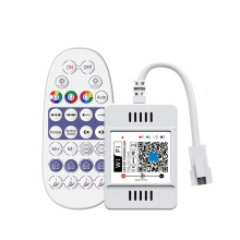 Controlador de Fita LED com Pixel WiFi SPI, Controle Remoto Por Voz e Música, Luzes de Fita Coloridas Dream Color, Controle Por Aplicativo, Dimmer