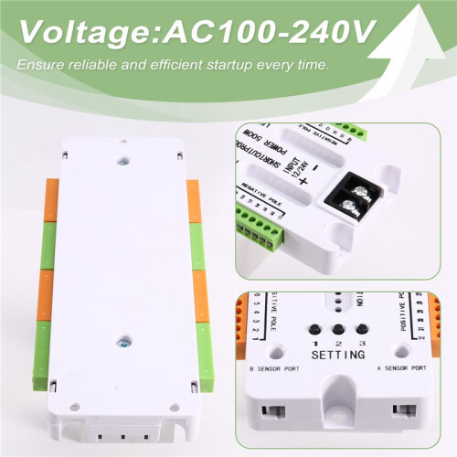 Ladder Night Light 32 Channels LED Motion Sensor Light Ladder Prevent Short Circuit Controller DC12V/24V Stair Dimmer