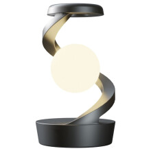 3D Levitating Lamp RGB Floating LED Night Light Floating and in Air with LED Moon Lamp Grey
