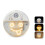 Motion Sensor LED Night Light with 4 Facial Expression Dimmable Hallway Light Rechargeable LED with Timer 1PCS 4
