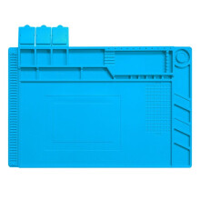 Silicone Soldering Mat ESD Antistatic Heat Insulation Motherboard Electronics Phone Repair Maintenance Working Pad S160