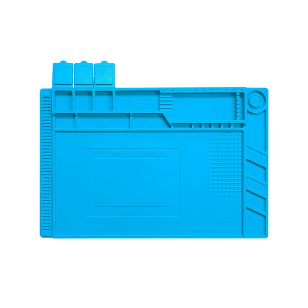 Tauoh Silicone Soldering Mat Esd Antistatic Heat Insulation Motherboard Electronics Phone Repair Maintenance Working Pad S160