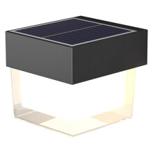 Solar Wall Lamp Outdoor Warm Light Waterproof Lighjt Lighting Balcony Yard Garden Decoration Lights Exterior Wall