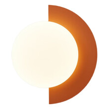Applique Murale Moderne et Minimaliste, Lampe de Chevet pour Chambre à Coucher, Salon, Couloir, Balcon, Escalier, Orange