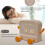 Toast Night Light, Digital Wake- Clock, Bedside Night Lamp, Count /Down Timer, Auto-Off Lamp Bedroom Clock Brown 6