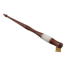 Wood Calligraphy Dip Pen English Calligraphy Pen Copperplate Script Oblique Dip Pen Holder with Glass Nibs Accessories,A