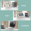 360 Rotating Desktop Book Stand with Transparent Panel Page Clips Foldable and Angle Adjustable Holder for Book Holder 9