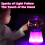 Magic Plasma  Lamp Interactive Touch & Sound Sensitive Globe for Parties/Decor Ion  Atmosphere Night Light 6