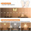 Bright Dimmable Butterfly LED Night Light  Motion Sensor with Spotlight and 2 Color Temperature 2PCS 6