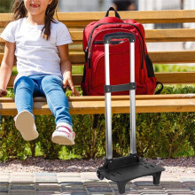 Backpack Trolley Luggage Trolley Compact Foldable Trolley School Season Labor-Saving Tool