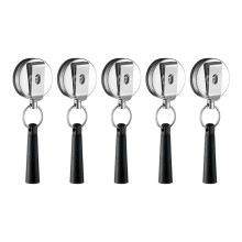 Lot de 5 Porte-Stylos Rétractables, Porte-Stylos Flexibles et Élastiques en Silicone, Porte-Stylos Extensibles
