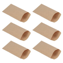100 Peças Marrom Seed Bag Breeding Bag É Usado para Armazenar Sementes, Pequenas Peças, Moedas, Joias, Etc. (Cerca de 6X11 cm)