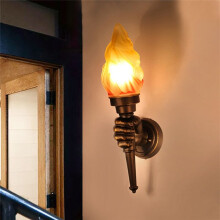 Industrielle Einfache Wandlampen, Moderne Taschenlampe, Handlampe, Vintage-Wandlampe für Badezimmer, Loft, Treppe, Außenbeleuchtung B