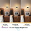 Touch Sensor  LED Wall Lamp: USB Rechargeable,Wireless,Acrylic Night Light for Bedroom,Kitchen,Modern Wall Sconces 5