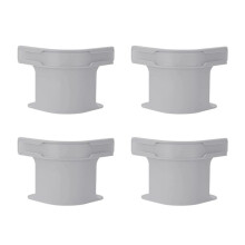 4PCS Bed Sheet Grippers Open Corner Bed Sheet Holder with Lock Strips Quilt Cover Fixed Non-Slip Clips Grey