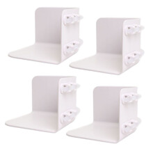 4pcs Bed Sheet Holders with Fitted Lock Straps, Enhanced Bed Sheet Clips Keep the Sheets and Taut Fit