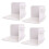 4pcs Bed Sheet Holders with Fitted Lock Straps, Enhanced Bed Sheet Clips Keep the Sheets  and Taut Fit 1