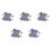 250Pcs WS2811 RGB LED Pixels Light Individually Addressable 12mm Diffused Digital Full Color LED Pixel Light DC12V 1