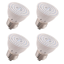4X E27 80 LEDs Plant Grow Lamp LED Full Spectrum Growth Light Bulbs Seedling Flower Phyto Lamp