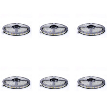 6X Flexible 5M 12V 36W SMD 2835X300 LEDs IP20 Warm White(3000K) LED Strip Band Lights