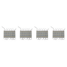 4 x 10Pcs 5050 SMD 3 LED Module LED Strip String Light Waterproof  12V Warm White