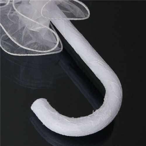 6X Bud Silk Lace Wedding Shooting Parasol 2