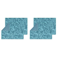 4 Pack Dish Drying Mat Absorbent Drying Mat Machine Washable Dish Drying Mats for Kitchen Counter Large ( Vine)