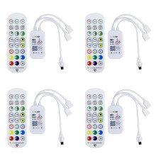 4X Tuya WiFi RGB Controller for LED Strip Light 3528 2835 5050 RGB Controler with 24Keys Remote Control