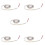 5 Pcs 1M 60-3528 SMD Waterproof LED Light Strip DC12V (White) 1