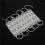 20 x 10Pcs 5050 SMD 3 LED Module LED Strip String Light Waterproof  12V Cool White 6