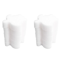 100 Pièces Séries Blanc Flottant Spa ÉPonge Tortue Absorbant L'Huile Spa Spa Skimmer Absorbeur D'écume Nettoyeurs pour Piscine