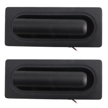 2X Room LEDLamp Headboard Wall Light Sconce Bed Side Reading Light Recessed Automatic Wall Lamps,Black