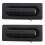 2X Room LEDLamp Headboard Wall Light Sconce Bed Side Reading Light Recessed Automatic  Wall Lamps,Black 1