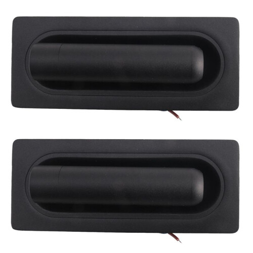 2X Room LEDLamp Headboard Wall Light Sconce Bed Side Reading Light Recessed Automatic  Wall Lamps,Black
